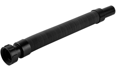 Труба растяжная (гофра) 1 1/4″x32 мм 420-1000 мм черная McAlpine FLX-CCB1-BL