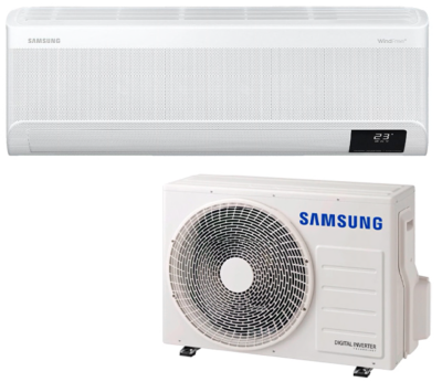 Кондиціонер Samsung Wind Free AR09 [25м2] внутрішній + зовнішній блок (AR09BXFAMKNUA) (AR09BXFAMKNUA+AR09BXFAMKXUA)