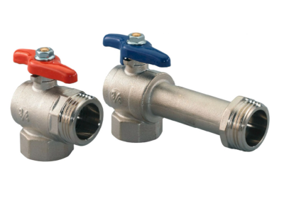 Кран кульовий кутовий UPONOR Vario до колектора 3/4х1 (комп.2шт), 1086559