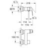Смеситель для душа Grohe Eurocube (23145000)