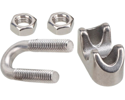 INOX fastening Зажим для троса 4мм (741-4-4)